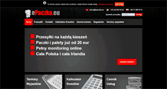 Desktop Screenshot of epaczka.eu